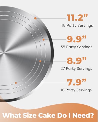 Aluminum Cake Stand Turntable for Party