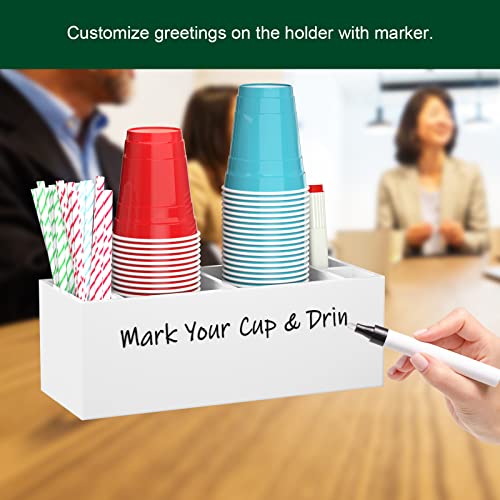 Double Cup Holder with Marker Slot