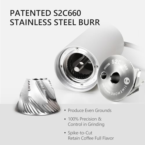 Chestnut C3S Manual Coffee Grinder with CNC Stainless Steel Conical Burr Capacity 25g