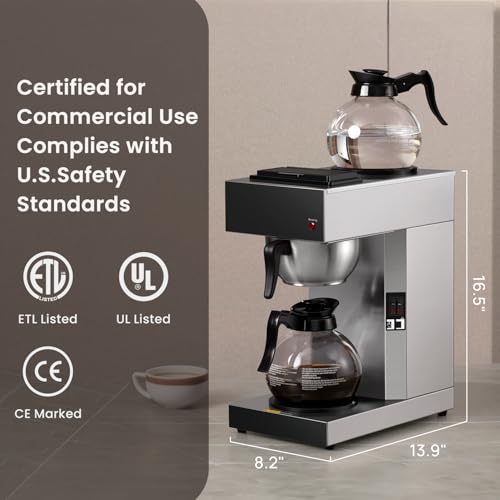 12 Cup Commercial Pour Over Coffee Maker SF (12 Count)