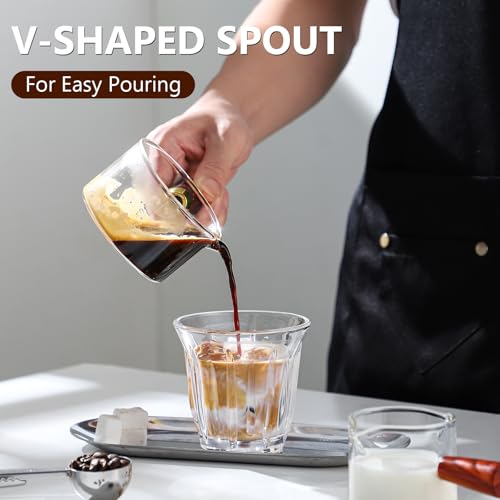 Espresso Shot Glasses with Wood Handle