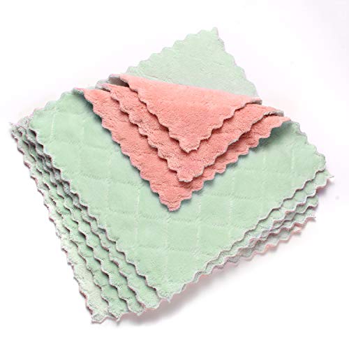 Microfiber Dish Cloths for Washing Dishes 5 Pack (5 Count)