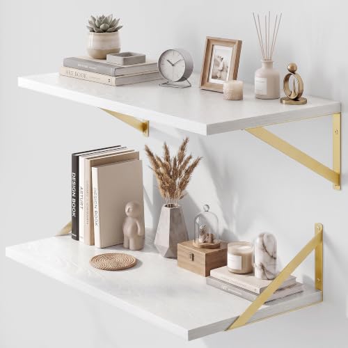 Wall Mounted Floating Shelves Set of 2 (2 Count)
