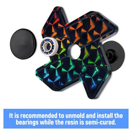 Fidget Spinner Epoxy Resin Molds Set (5 Count)