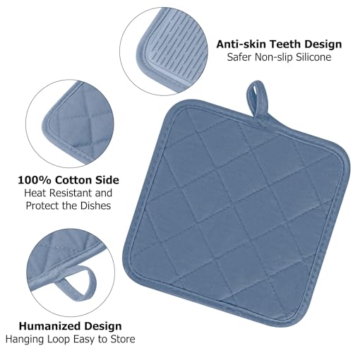 Oven Mitts and Pot Holders Set (4 Count)
