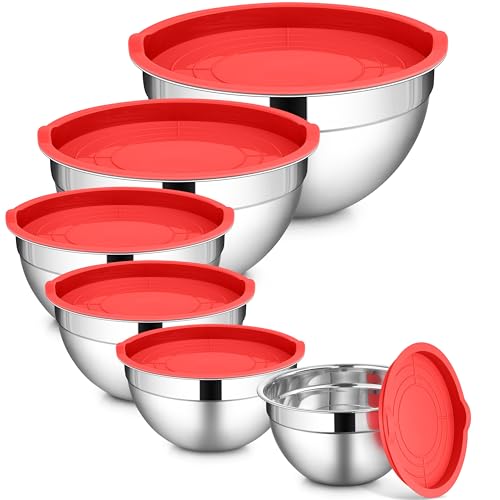 Mixing Bowls with Lids Sets of 6 (6 Count)