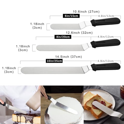 Offset Icing Spatula Set (6 Count)