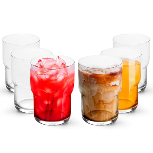 Stackable Iced Coffee Glasses (6 Count)
