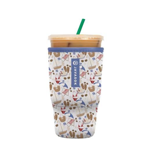 JavaSok Iced Coffee & Cold Soda Insulated Neoprene Cup Sleeve