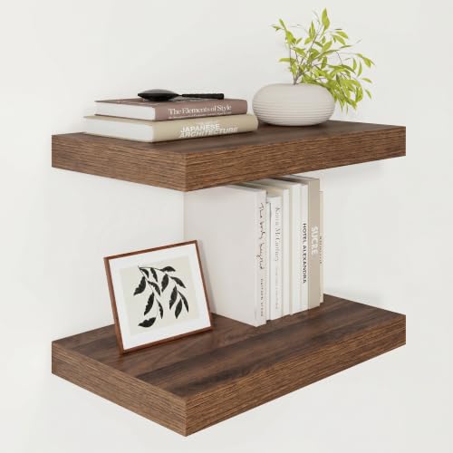 Floating Shelves for Wall 18x12” Set of 2 (2 Count)