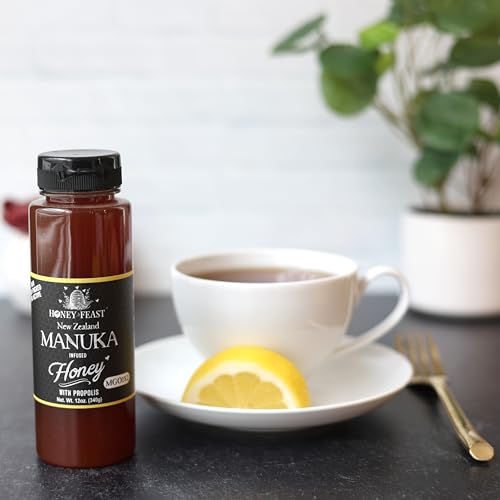 New Zealand Manuka Infused Raw Honey with Propolis 12OZ (576 Fl Oz)