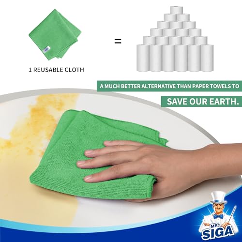 Microfiber Cleaning Cloths (12 Count)