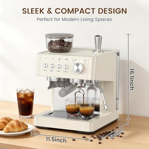 Espresso Machine with Grinder