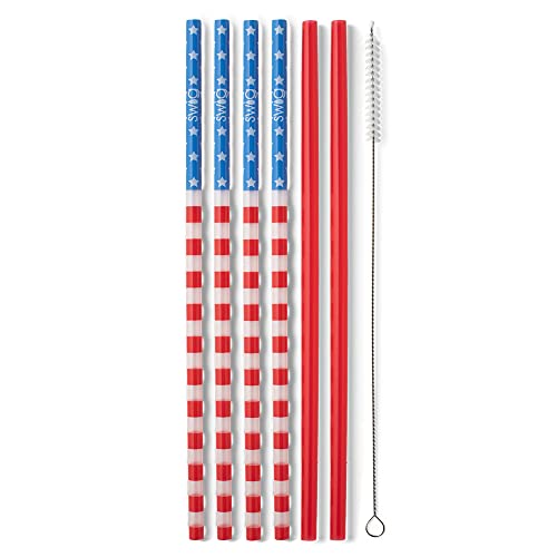 Reusable Straw Set with Cleaning Brush