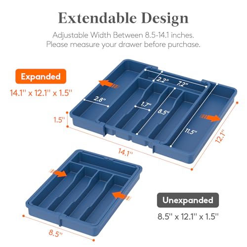 Expandable Silverware Drawer Organizer