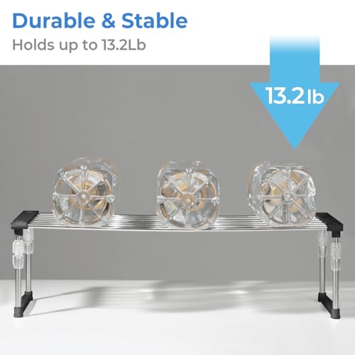 2Pack Expandable Cabinet Organizer 11.8~19.6 x 7.8 x 6~9 (2 Count)