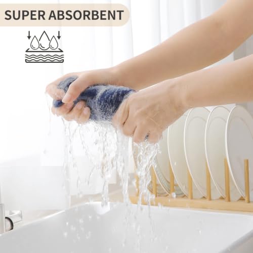 100% Cotton Waffle Weave Kitchen Dish Cloths 6 (6 Count)