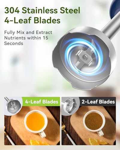 1000W 5 in 1 Immersion Blender Handheld BPA