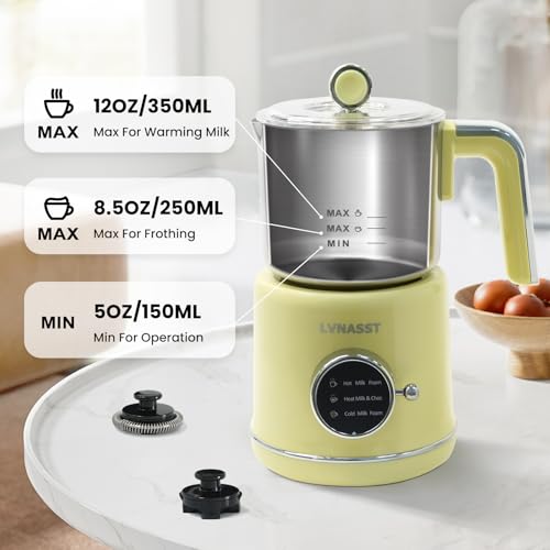 Stainless Steel Milk Frother and Steamer