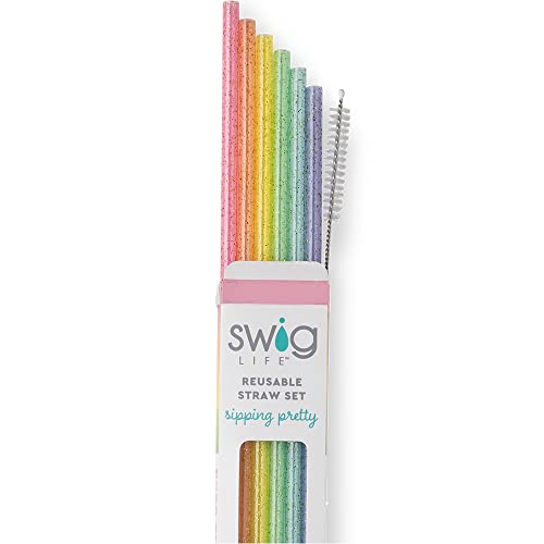 Reusable Straw Set with Cleaning Brush