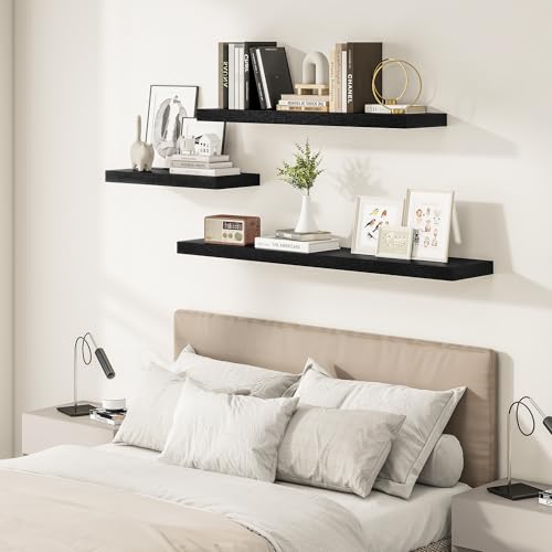 12" Deep Floating Shelves 24x12” Set of 2 (2 Count)