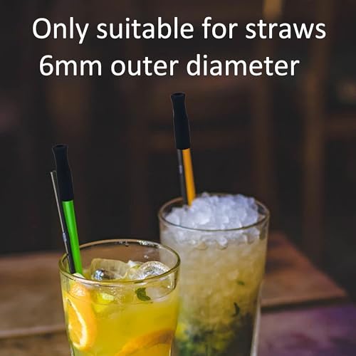 8Pcs Silicone Straw Tips