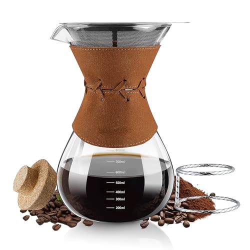 Pour Over Coffee Maker with Double