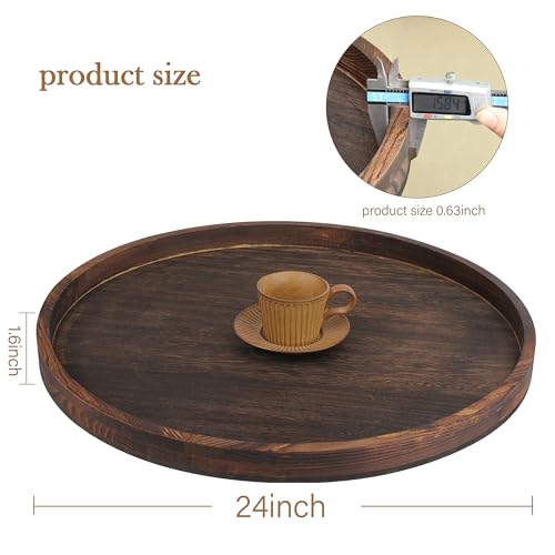 Extra Large Round Ottoman Table Tray Round