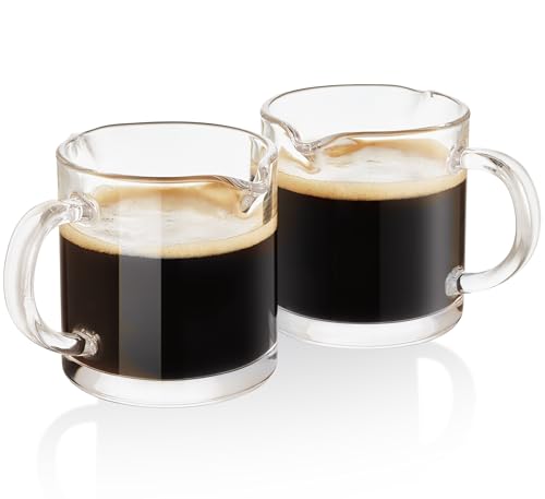 Ackers Clear Espresso Cups Set of 2 (2 Count)