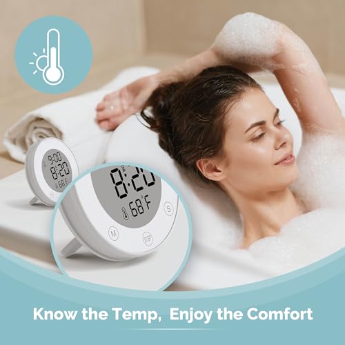 Shower Clock Waterproof Bathroom Timer
