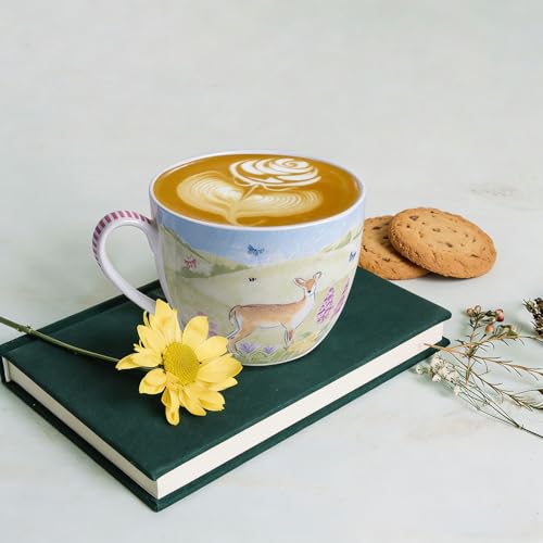 20 oz Deer & Wildflower Coffee Mug