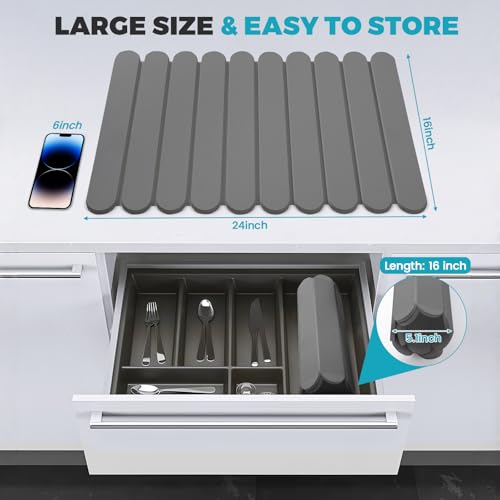 Extral Large Quick Dry Stone Drying Mat for Kitchen Counter