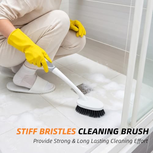 3 Pack Scrub Brush Set with Grout Brush (3 Count)