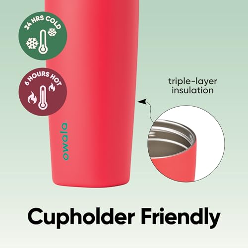 SmoothSip Slider Insulated Stainless Steel Coffee Tumbler