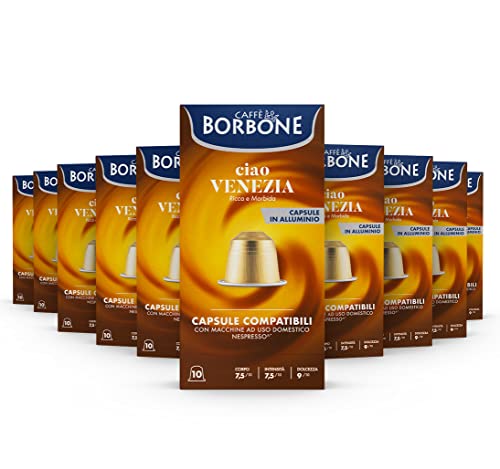 Ciao Venezia Aluminum Capsules Compatible with Nespresso Original Machines (100 Count)