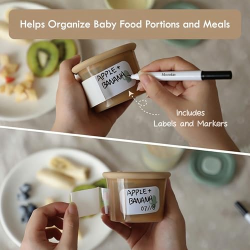 Silicone Baby Food Containers (2 Count)