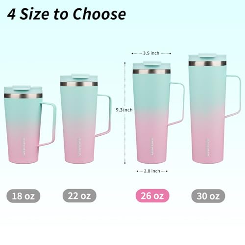 26oz Insulated Tumbler with Handle