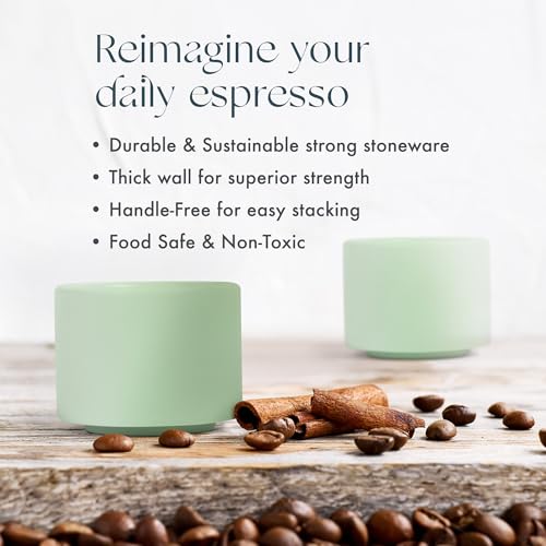 Leonard Ceramic Espresso Cups (2 Count)
