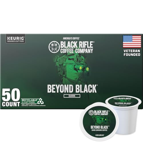 Black Rifle Coffee Dark Roast K Cup Coffee Beyond Black 50 Count