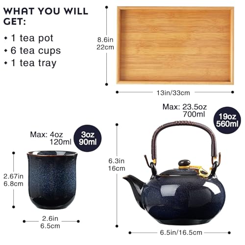 Japanese Tea Set for 6