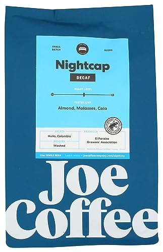 Nightcap Decaffeinated Whole Bean Specialty Coffee (12 Ounce)