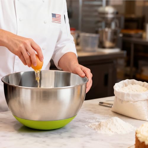 Stainless Steel Mixing Bowls with Lids (5 Count)