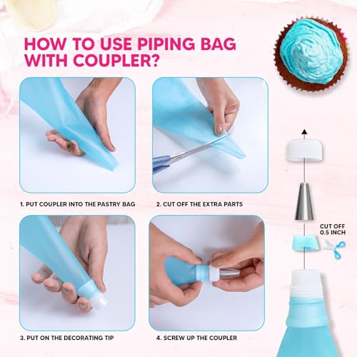 Piping Bags and Tips Set