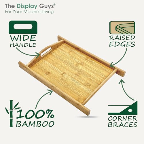 Natural Bamboo Serving Tray w