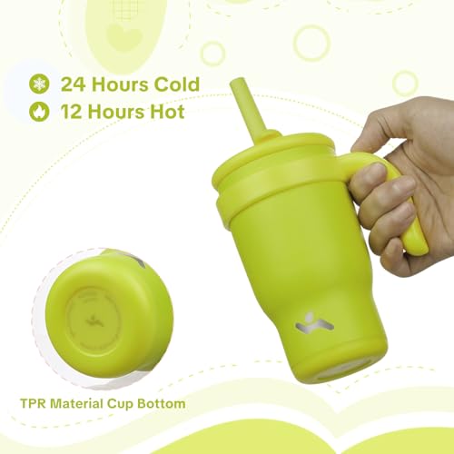 14 oz Tumbler with Handle and Straw