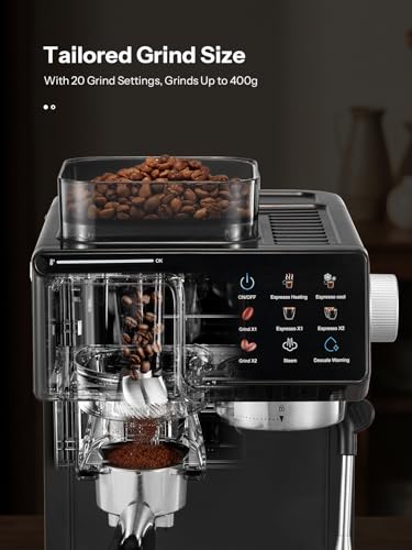 20Bar Espresso Machine with 20 Grind Settings