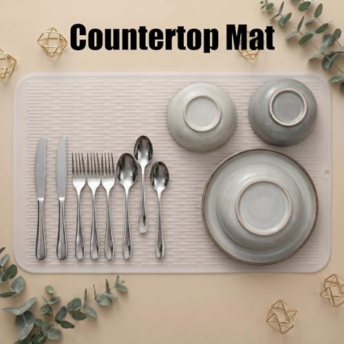 Silicone Dish Drying Mat for Multiple Usage