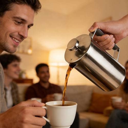 600ml Small French Press Coffee Maker