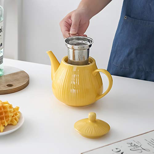 Ceramic Teapot with Infuser