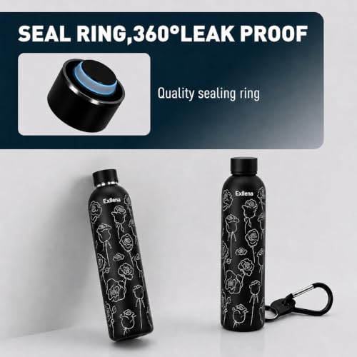 25oz Metal Water Bottle for Travel with Clip